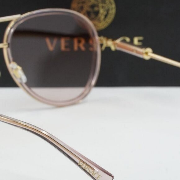 FINAL PRICE NEW VERSACE VE2260 100213 BROWN PINK GRADIENT SUNGLASSES main image 9